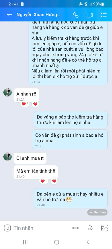Phản hồi khách hàng 2