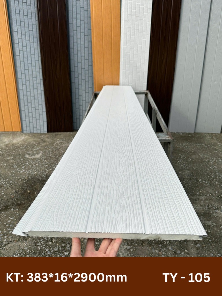 Panel TY-105 Trắng Gỗ