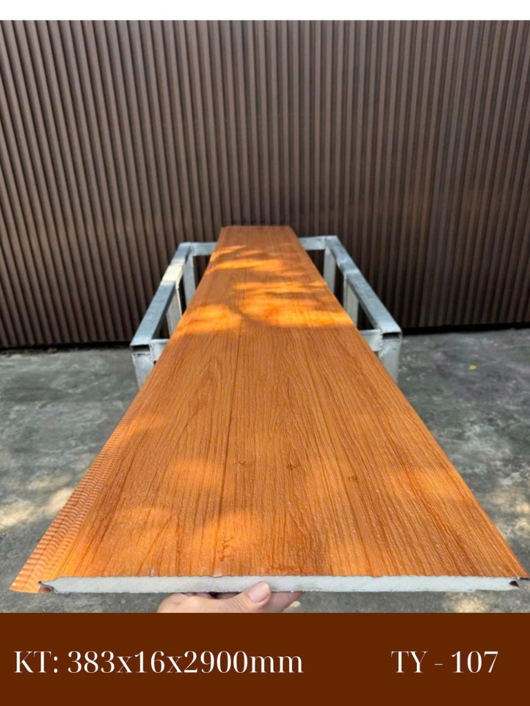 Panel TY-107 Cam Gỗ