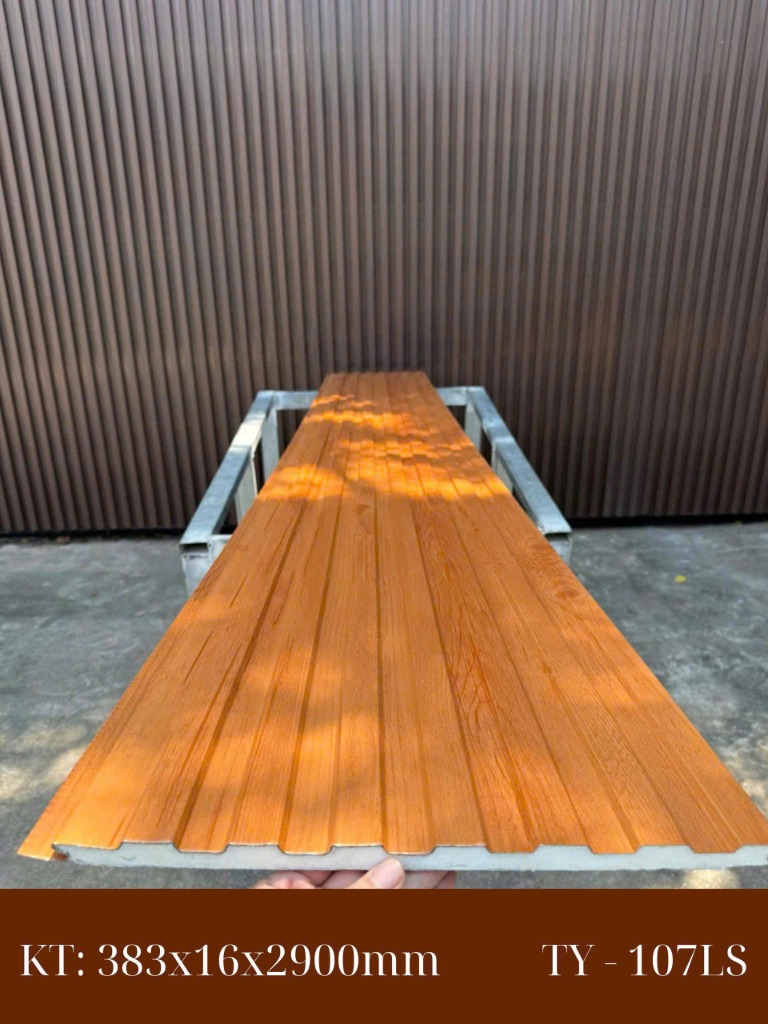Panel TY-107LS Cam Gỗ Sọc
